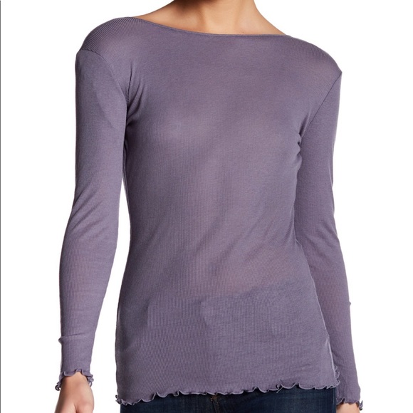 NWT Intimately Free People V-Back Long Sleeve Top - Picture 5 of 5